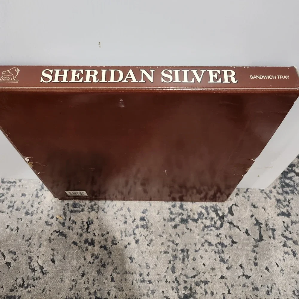 Sheridan Silverplate Sandwich Tray 12.75